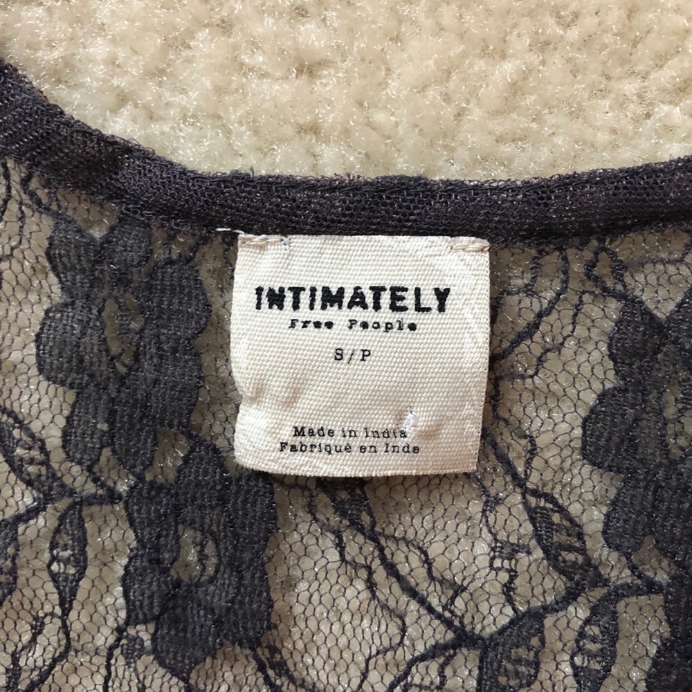 Free People Lacy Racerback Top - Picture 2 of 5